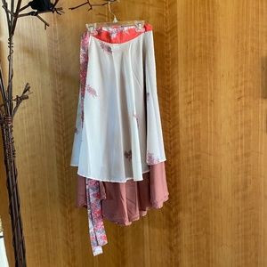 Unique Silk Wrap Around Skirt Soft & Beautiful!